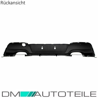 Sport-Performance Heck Diffusor passend für 1er F20 F21 bj 11-15 Duplex 4 Rohr