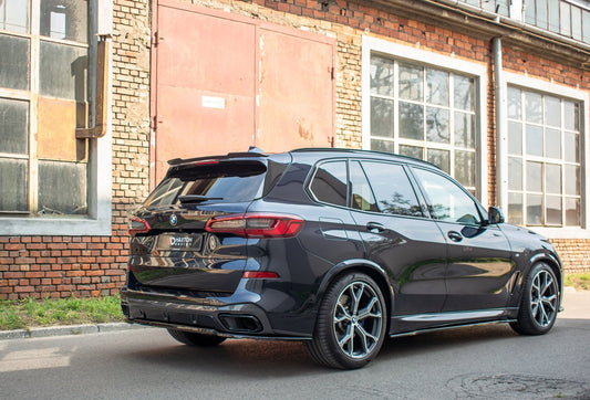 Spoiler CAP für BMW X5 G05 M Paket schwarz Hochglanz