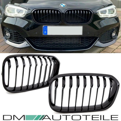 Sport-Performance Kühlergrill Schwarz Glanz passend für BMW 1er F20 F21 LCI ab 2015