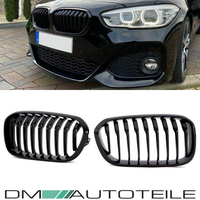 Sport-Performance Kühlergrill Schwarz Glanz passend für BMW 1er F20 F21 LCI ab 2015