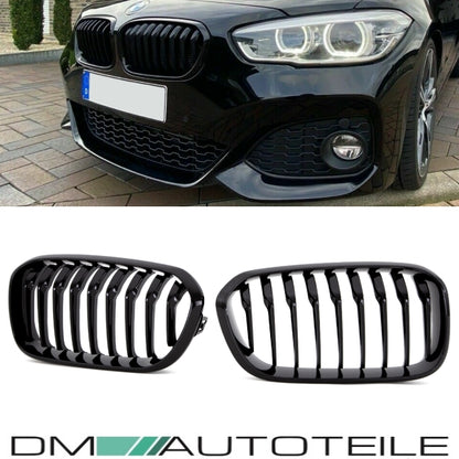 Sport-Performance Kühlergrill Schwarz Glanz passend für BMW 1er F20 F21 LCI ab 2015