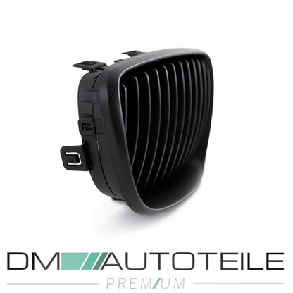 Set Kühlergrill Schwarz Matt SATZ passend für BMW 1er E87 E82 E88 Facelift Bj 07-11