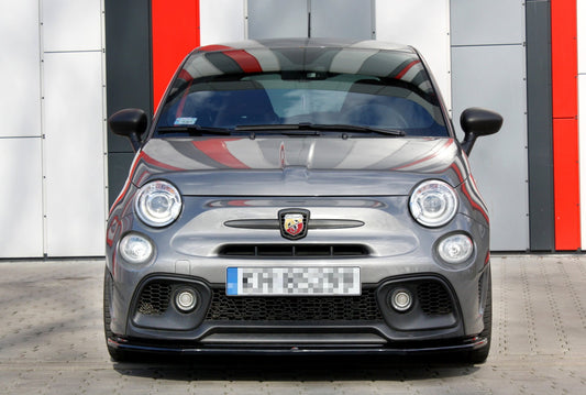 Front Ansatz für FIAT 500 ABARTH MK1 FACELIFT Carbon Look