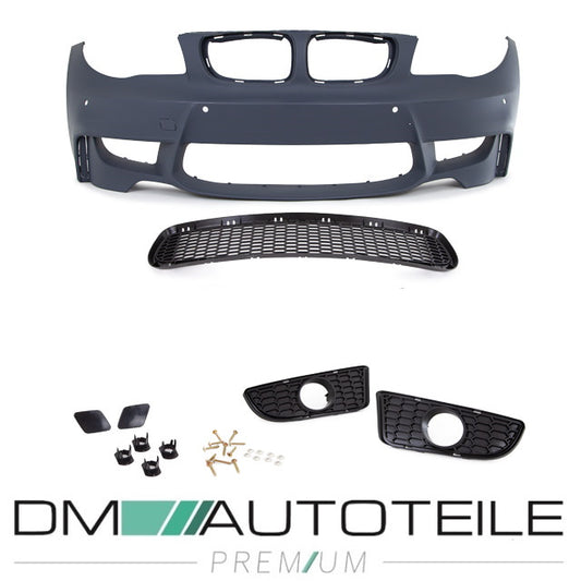 Evo Sport Stoßstange vorne für PDC +Zubehör passt für BMW 1er E81 E82 E87 E88 + ABE*