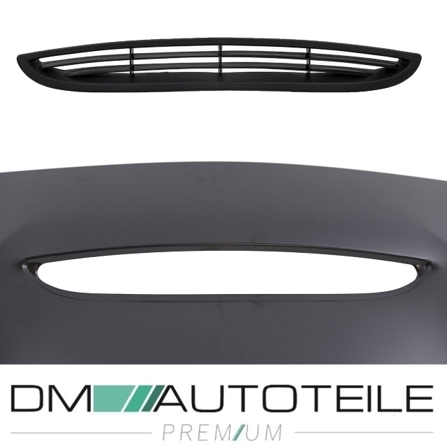 Set Sport Motorhaube Aluminium + Lufteinlass schwarz passt für BMW F20 F21 F22 F23 F87 Baujahr 10->> nicht M2 GTS
