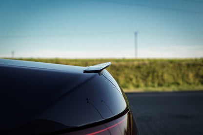 Spoiler CAP für Audi A6 S-Line C6 FL Limousine schwarz matt
