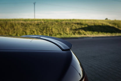 Spoiler CAP für Audi A6 S-Line C6 FL Limousine schwarz matt