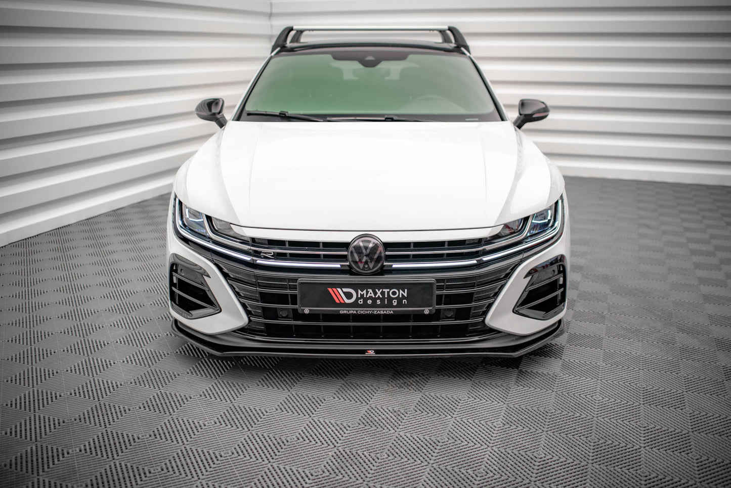 Front Ansatz V.3 für Volkswagen Arteon R schwarz matt