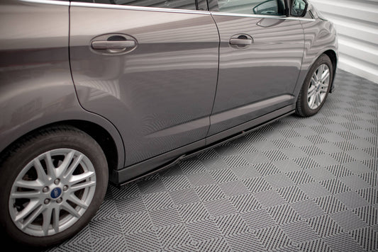 Seitenschweller Ansatz für Ford C-Max Mk2 Carbon Look
