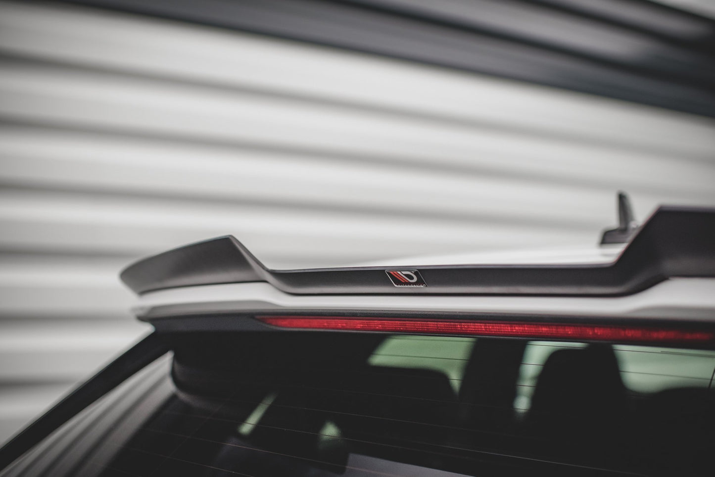 Spoiler CAP V.1 für Audi RS3 / S3 / A3 S-Line Sportback 8Y schwarz Hochglanz