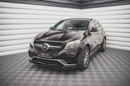Front Ansatz V.2 für Mercedes-Benz GLE Coupe 63 AMG C292 schwarz Hochglanz