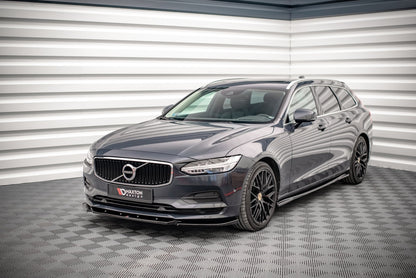 Front Ansatz V.1 für Volvo V90 Mk2 schwarz matt