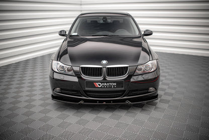 Front Ansatz V.1 für BMW 3er E90 schwarz Hochglanz