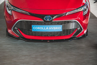 Front Ansatz V.2 für Toyota Corolla XII Touring Sports/ Hatchback schwarz matt