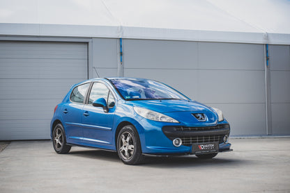 Front Ansatz für Peugeot 207 Sport Carbon Look