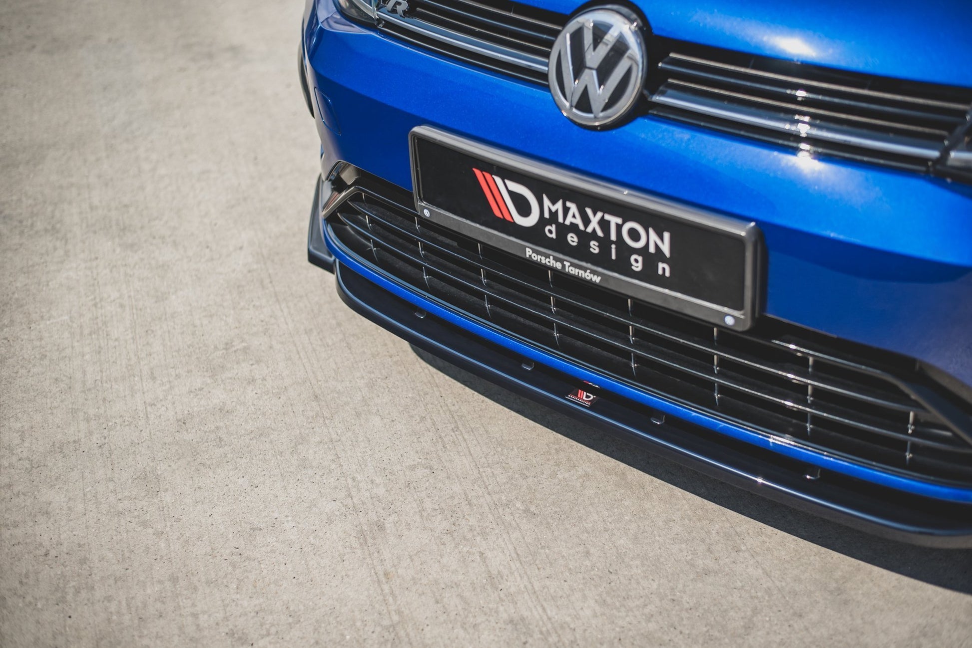 Front Ansatz für V.9 VW Golf 7 R / R-Line Facelift schwarz Hochglanz