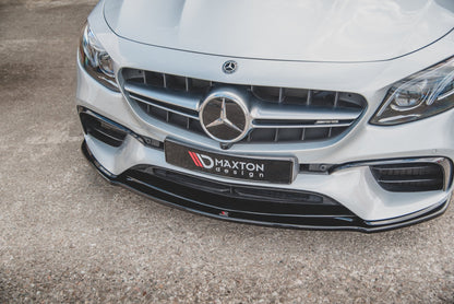 Front Ansatz V.2 für Mercedes-Benz E63 AMG Kombi/Limousine S213/W213 Carbon Look