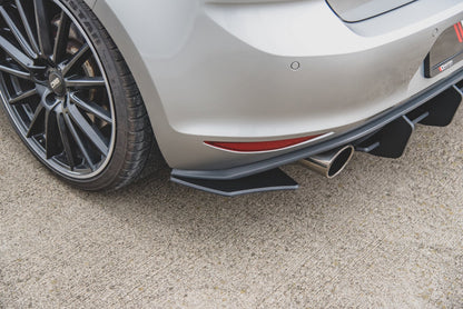 Robuste Racing Heck Ansatz Flaps Diffusor für L + R V.2 VW Golf 7 GTI
