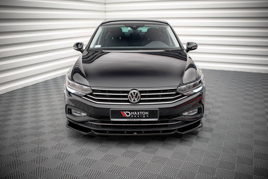 Front Ansatz V.1 für Volkswagen Passat B8 Facelift Carbon Look