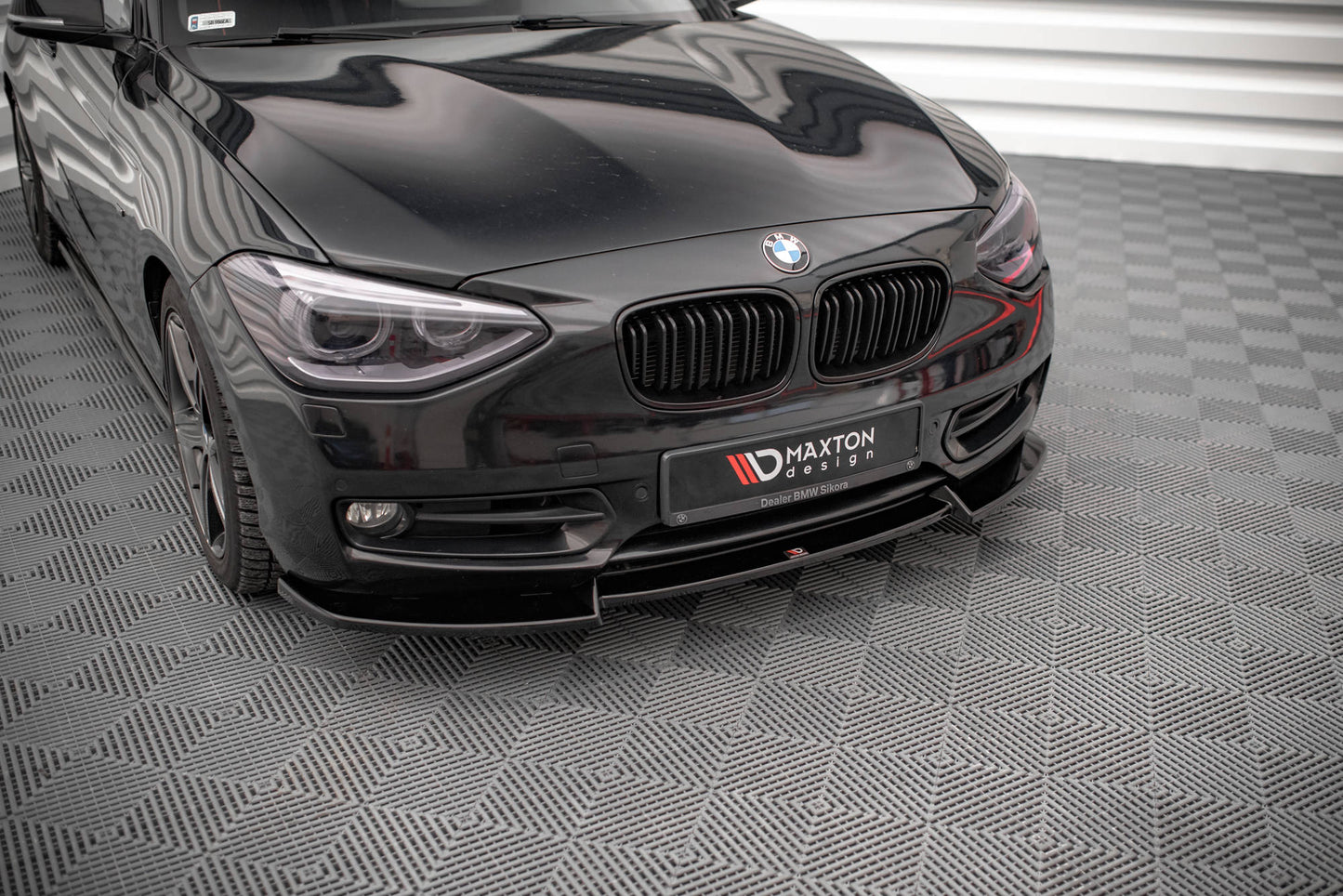 Front Ansatz V.2 für BMW 1er F20 schwarz matt