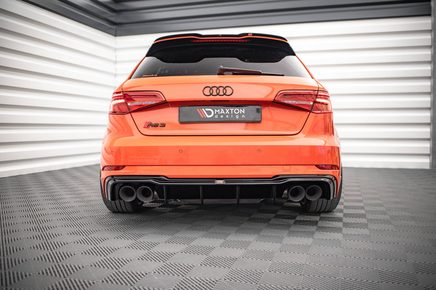 Diffusor Heck Ansatz V.2 für Audi RS3 8V Facelift