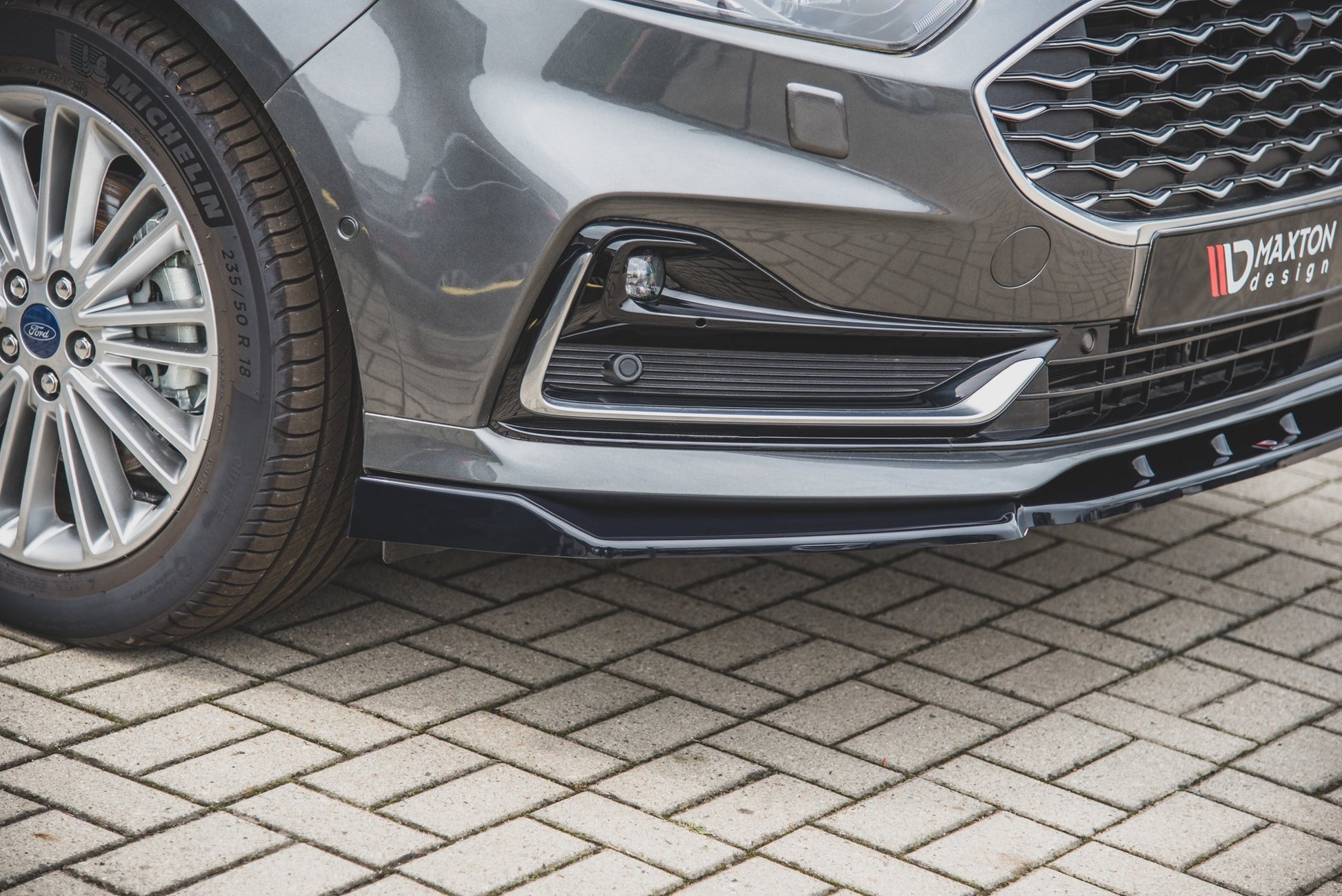 Front Ansatz für Ford S-Max Mk2 Facelift Carbon Look