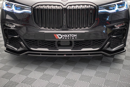 Front Ansatz V.1 für BMW X7 M G07 schwarz matt