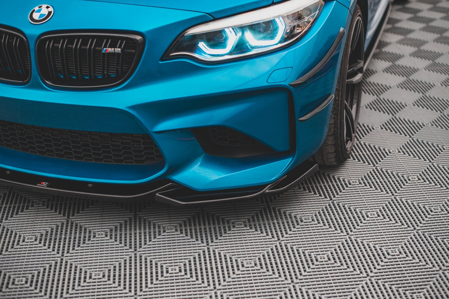 Front Ansatz V.3 für BMW M2 F87 schwarz matt