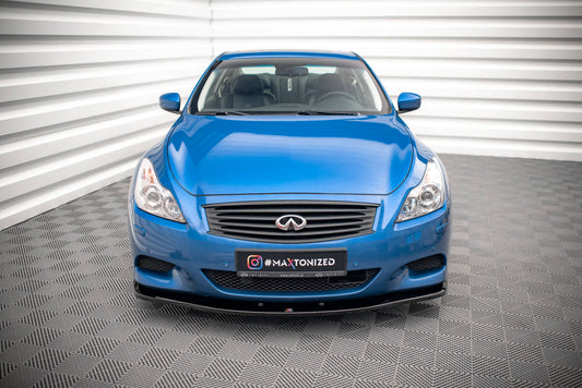 Front Ansatz für Infiniti G37 Coupe  schwarz matt