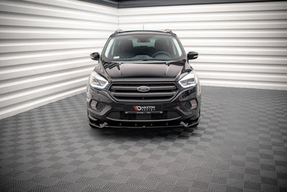 Front Ansatz V.2 für Ford Escape ST-Line Mk3 schwarz Hochglanz