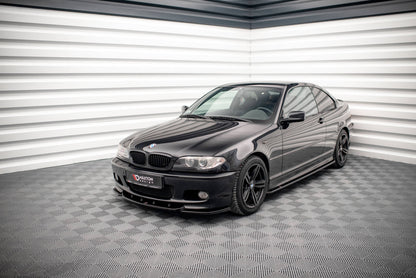 Seitenschweller Ansatz für V.2 für BMW 3er Coupe M-Paket E46 Carbon Look
