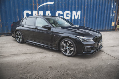 Seitenschweller Ansatz für BMW 7 M-Paket G11 Carbon Look