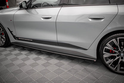 Seitenschweller Ansatz für V.1 für BMW 4er Gran Coupe M-Paket G26 schwarz Hochglanz