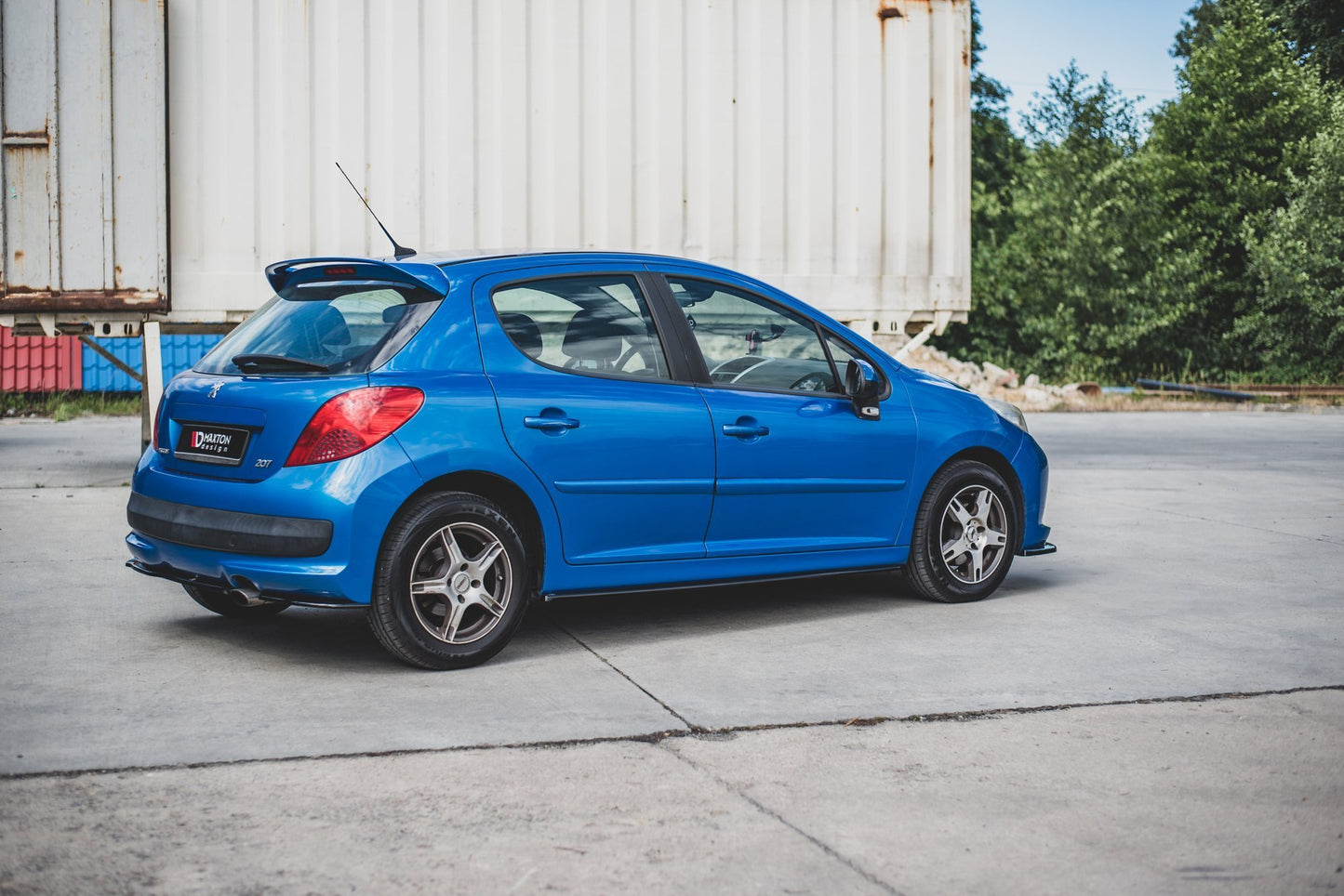 Seitenschweller Ansatz für Peugeot 207 Sport Carbon Look