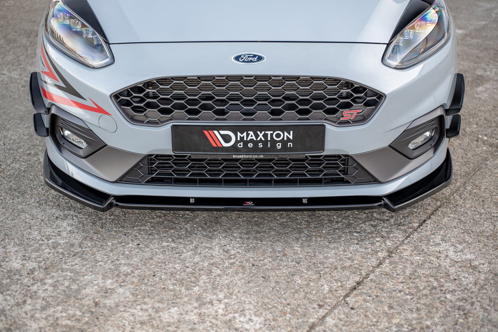 Stoßstangenflügel vorne (Canards) V.2 Ford Fiesta Mk8 ST / ST-Line