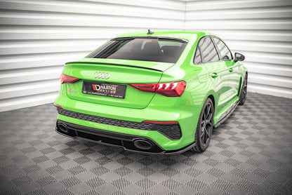 Heckscheiben Spoiler für Audi RS3 Limousine 8Y schwarz matt