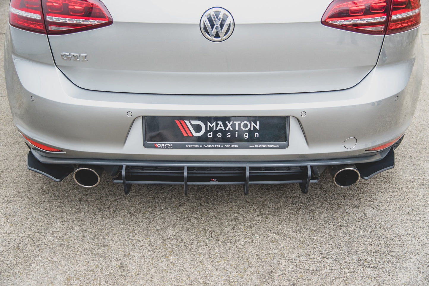 Robuste Racing Heck Ansatz Flaps Diffusor für L + R V.2 VW Golf 7 GTI