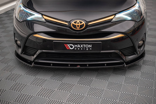 Front Ansatz V.1 für Toyota Avensis Mk3 Facelift schwarz matt
