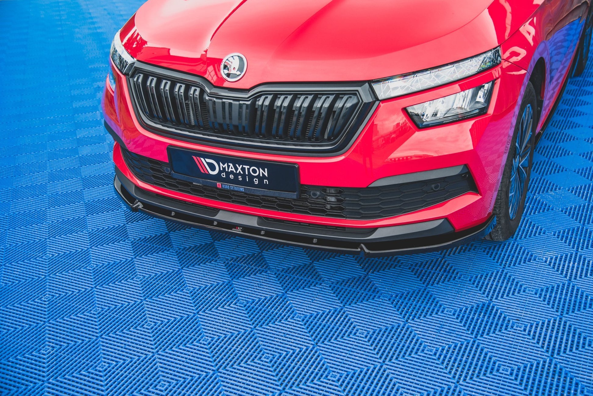 Front Ansatz V.2 für Skoda Kamiq schwarz matt