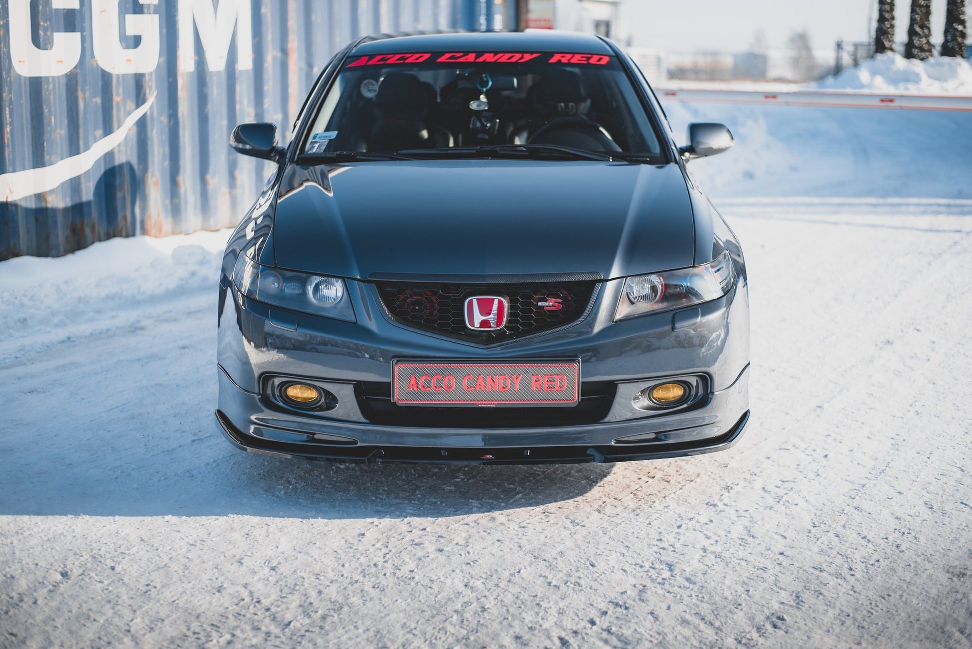 Front Ansatz V.2 für Honda Accord Mk7 Type-S schwarz matt