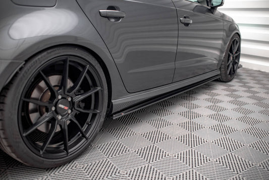 Street Pro Seitenschweller Ansatz für Audi S3 Sportback 8V Facelift