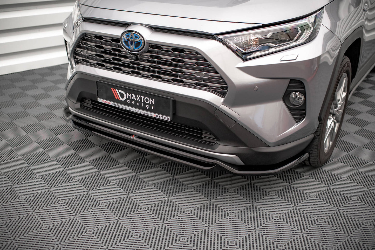 Front Ansatz für Toyota RAV4 Mk5 Carbon Look