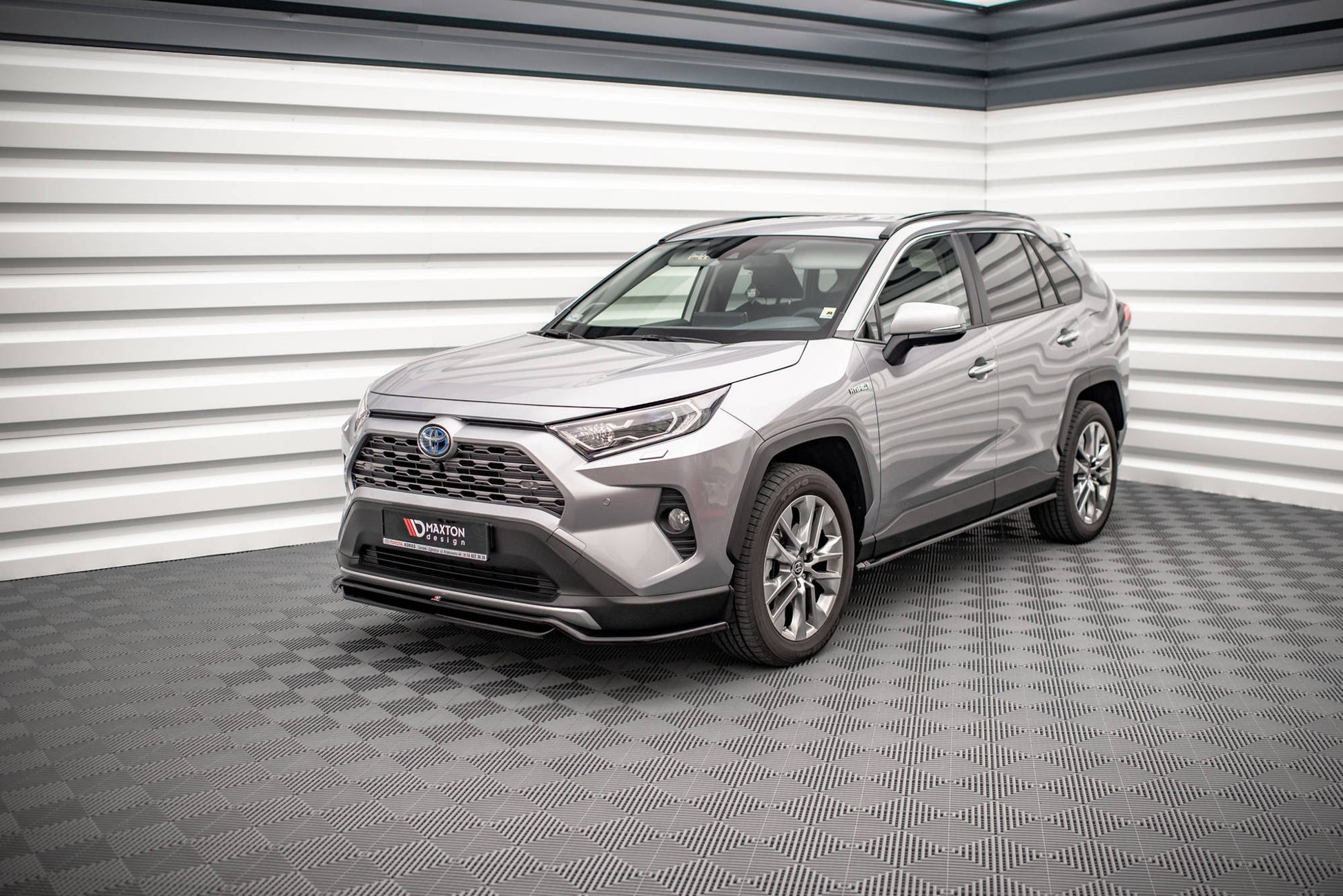 Seitenschweller Ansatz für Toyota RAV4 Mk5 schwarz matt