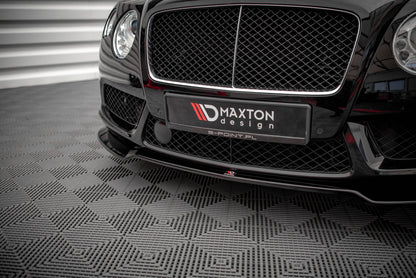 Front Ansatz V.1 für Bentley Continental GT V8 S Mk2 schwarz matt