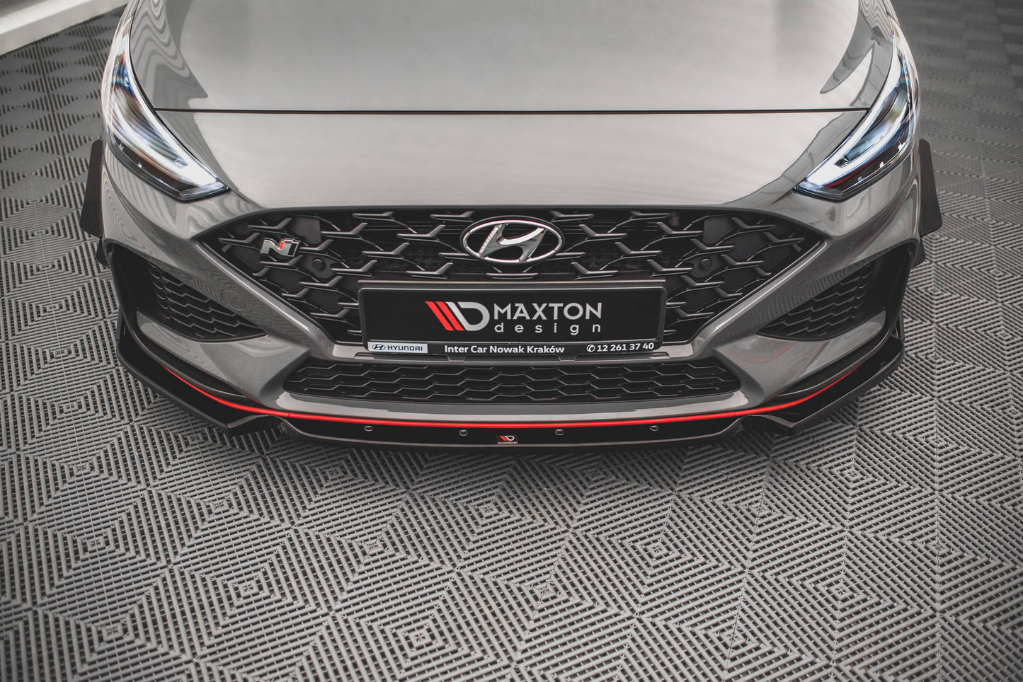 Front Ansatz +Flaps für V.1 Hyundai I30 N Hatchback/Fastback Mk3 Facelift