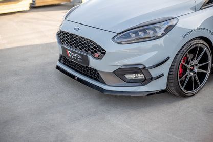 Front Ansatz V.6 für Ford Fiesta Mk8 ST / ST-Line schwarz matt