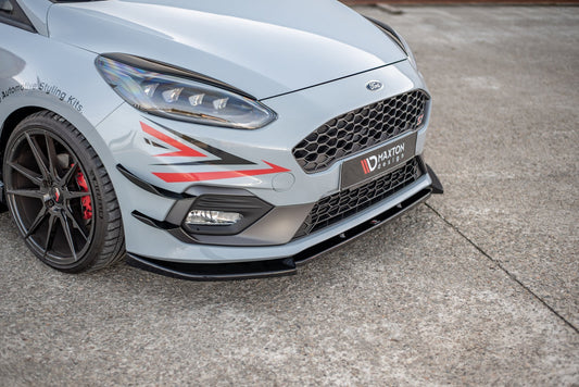 Front Ansatz V.7 für Ford Fiesta Mk8 ST / ST-Line schwarz matt