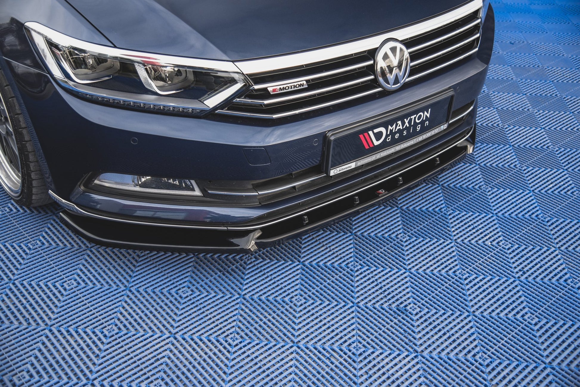Front Ansatz V.2 für Volkswagen Passat B8 Carbon Look