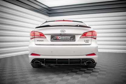 Spoiler CAP für Hyundai I40 Mk1 schwarz matt