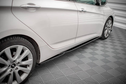 Seitenschweller Ansatz für Hyundai I40 Mk1 schwarz Hochglanz